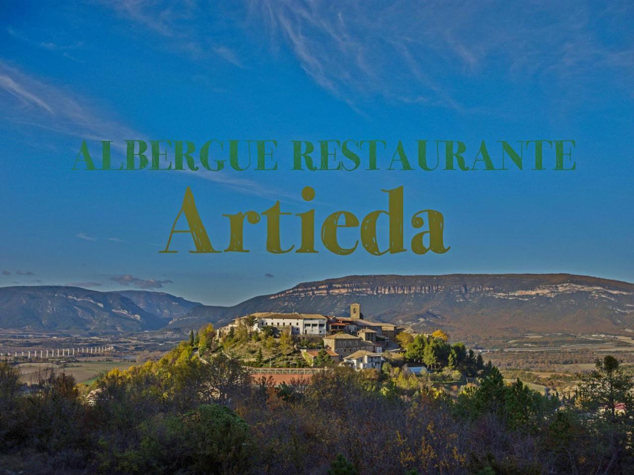 Albergue Restaurante De Artieda ภายนอก รูปภาพ
